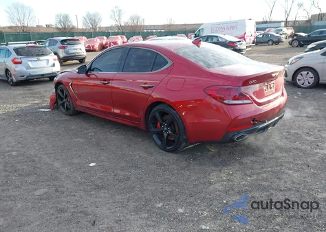 2021 Genesis G70 3.3T Awd из США, поврежденный, VIN KMTG34LE5MU076348